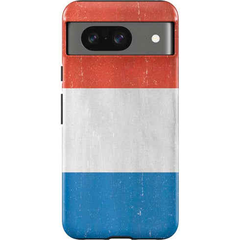 Netherlands Flag Distressed Google Pixel 8 Impact Case